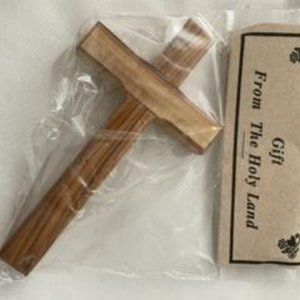 Olive Wood Cross from the Holy Land. New.